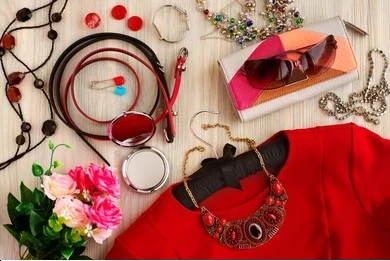 clothes accessories red dress leather 260nw 781514284